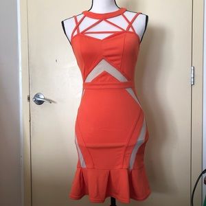 Sexy orange Dress size Small